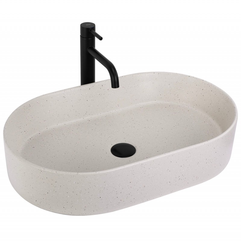 Umywalka nablatowa Rea Nadia 60 Sandy