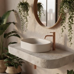 Umywalka nablatowa Rea Nadia 60 Sandy