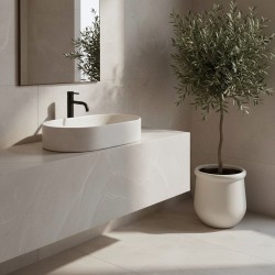 Umywalka nablatowa Rea Nadia 60 Sandy