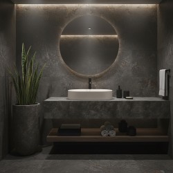 Umywalka nablatowa Rea Nadia 60 Sandy