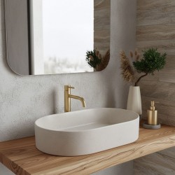 Umywalka nablatowa Rea Nadia 60 Sandy