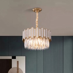 Lampa sufitowa wisząca APP1746-4CP 40 cm Złota