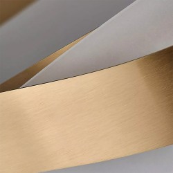 Lampa wisząca LED APP1802-CP Złota Szczotkowana + Pilot