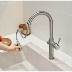 Bateria kuchenna Rea Fresh High Nikiel Szczotkowany