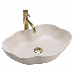 Umywalka nablatowa Rea Pearl Warm