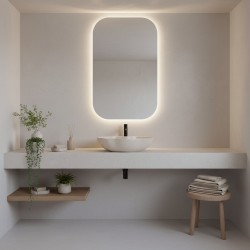 Umywalka nablatowa Rea Pearl Warm