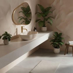 Umywalka nablatowa Rea Pearl Warm