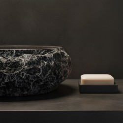 Umywalka nablatowa Rea Mika Gabro Black