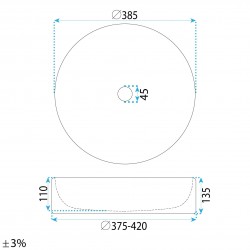 Umywalka nablatowa Rea Anastazja