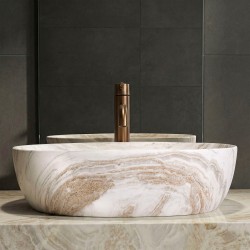 Umywalka Nablatowa REA Amelia Saturn 48