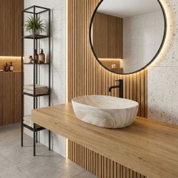 Umywalka Nablatowa REA Amelia Saturn 48