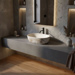 Umywalka Nablatowa REA Amelia Saturn 48