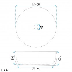 Umywalka nablatowa Rea Galaxy