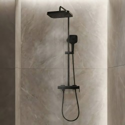 Zestaw Prysznicowy Rea Arlo Czarny