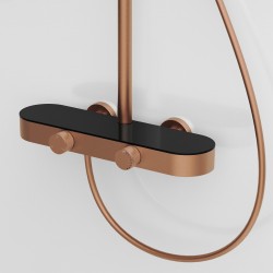 Zestaw Prysznicowy REA Creo Miedź szczotkowana