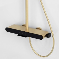 Zestaw Prysznicowy REA Farel Złoty Szczotkowany