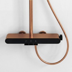 Zestaw Prysznicowy REA Farel Miedź Szczotkowana