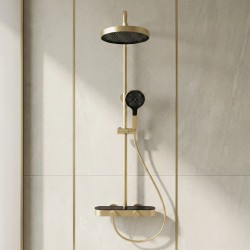 Zestaw Prysznicowy REA Creo Złoty szczotkowany