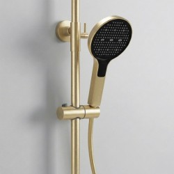 Zestaw Prysznicowy REA Creo Złoty szczotkowany