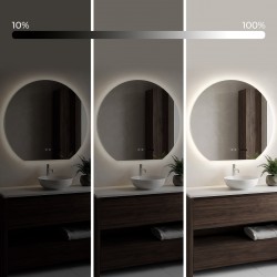 Lustro ścienne LED 70cm Fabio