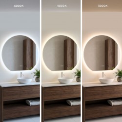 Lustro ścienne LED 70cm Fabio