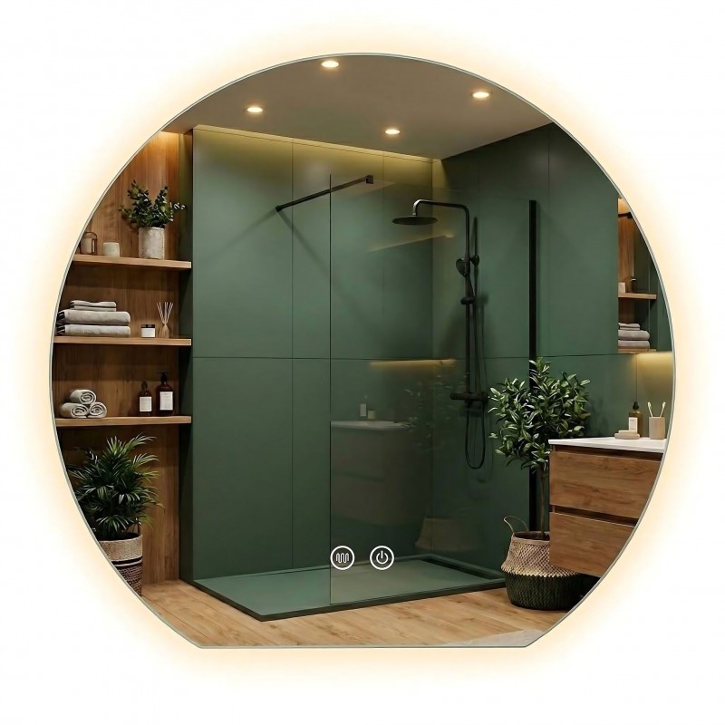 Lustro ścienne LED 100cm Fabio