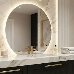 Lustro ścienne LED 100cm Fabio