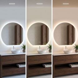 Lustro ścienne LED 100cm Fabio