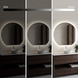 Lustro ścienne LED 100cm Fabio