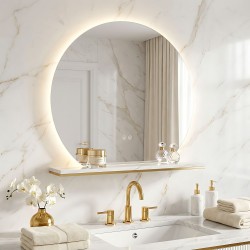 Lustro ścienne LED 100cm Fabio