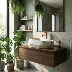 Umywalka nablatowa Rea Zoe Travo