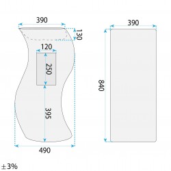 Umywalka Wolnostojąca REA Melody
