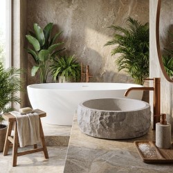 Umywalka nablatowa Rea Alice Moon