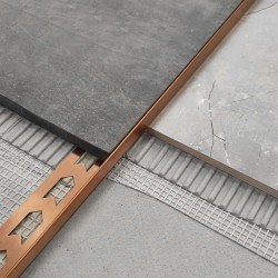 Listwa Spadkowa Brodzikowa 120cm Miedź Szczotkowana