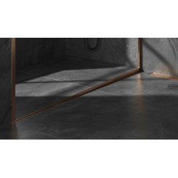 Listwa Spadkowa Brodzikowa 120cm Miedź Szczotkowana