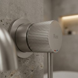 Bateria Umywalkowa Podtynkowa Rea Lungo Stripe Nikiel Szczotkowany