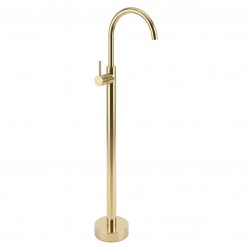 Bateria umywalkowa podłogowa Rea Lungo Złota