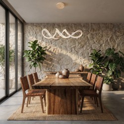 LAMPA SUFITOWA WISZĄCA G154-CP ZŁOTA