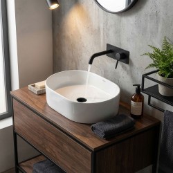 Umywalka nablatowa Rea Nadia 46