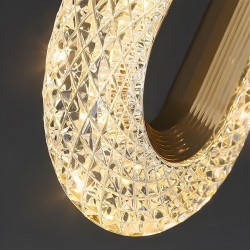 LAMPA SUFITOWA WISZĄCA LED G173-3CP ZŁOTA