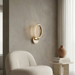 KINKIET ŚCIENNY LED G174-W ZŁOTY