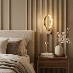 KINKIET ŚCIENNY LED G174-W ZŁOTY