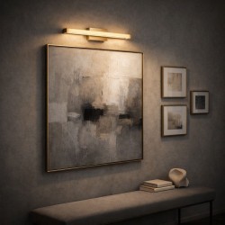 KINKIET ŁAZIENKOWY LED 42CM APP1851-1W BRUSH GOLD