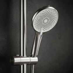 Zestaw natryskowy Rea Rivo Nikiel Szczotkowany