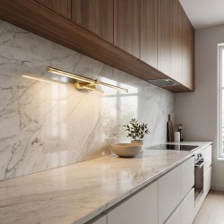 Kinkiet łazienkowy LED APP1890-1W 60 cm Złoty