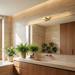 Kinkiet łazienkowy LED APP1891-1W 80 cm Złoty