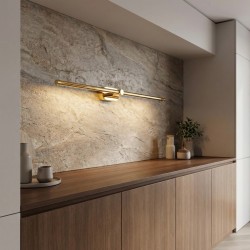 Kinkiet łazienkowy LED APP1891-1W 80 cm Złoty