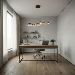 LAMPA SUFITOWA WISZĄCA APP1923-CP Czarna