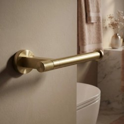 Uchwyt na papier toaletowy 39105 ORI Złoty Szczotkowany