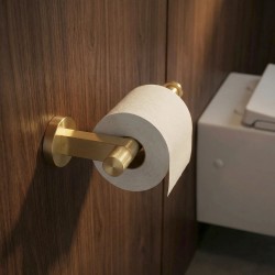 Uchwyt na papier toaletowy 39105 ORI Złoty Szczotkowany
